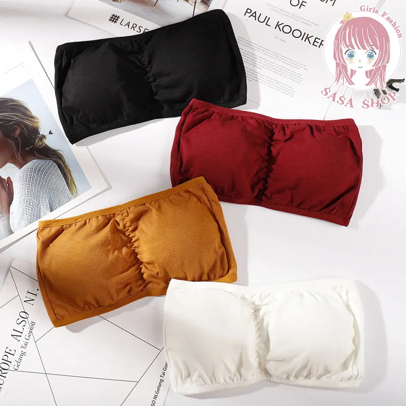 Áo Ngực Nữ, Vải Mềm, Thoải Mái Khi Mặc, Không Phải Thiết Kế Móc Lưng, Có Đệm Xốp Bổ Sung, Có 6 Màu, A99 # IK-0366. 7
