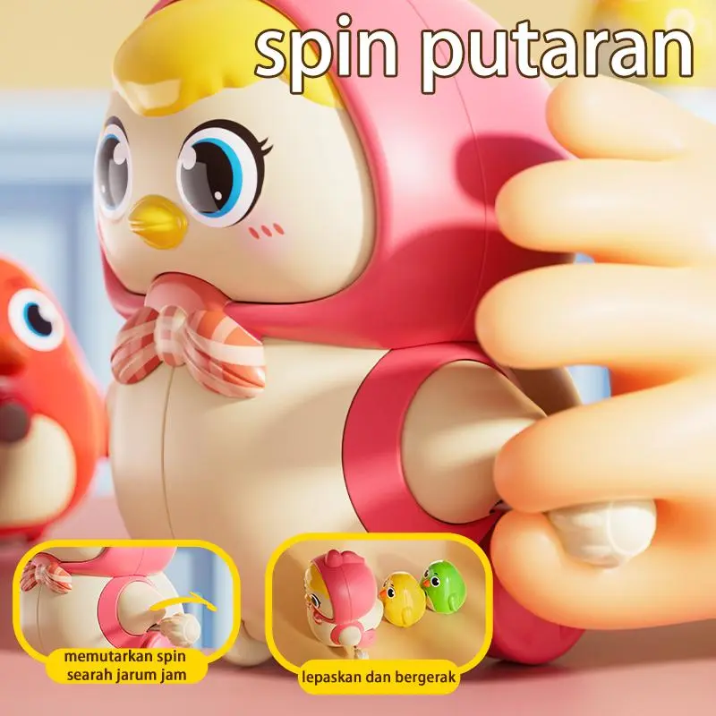 Mainan Bayi Goyang, Bebek Bergerak & Berjalan, Latihan Merangkak untuk Anak 0-1 Tahun mainan bayi bunyi dan bergerak COD Toys 0