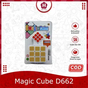 Mainan Edukasi Anak Rubik Cube 3X3 Magic Cube D662