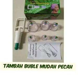 Kop angin isi 6 tabung / alat bekam kop