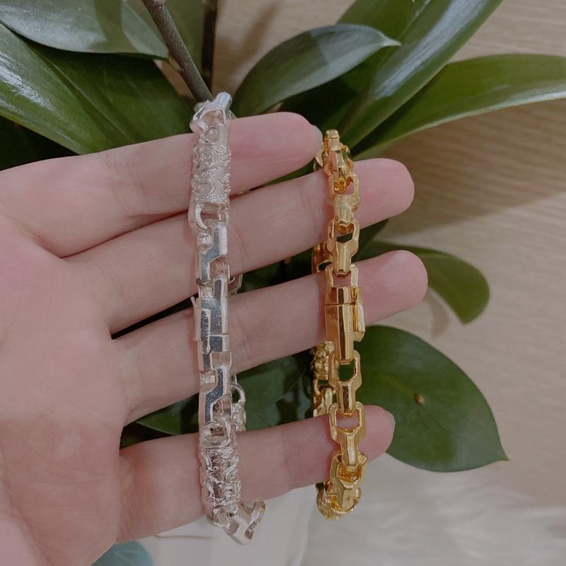 Lắc tay rồng tròn khoá hộp