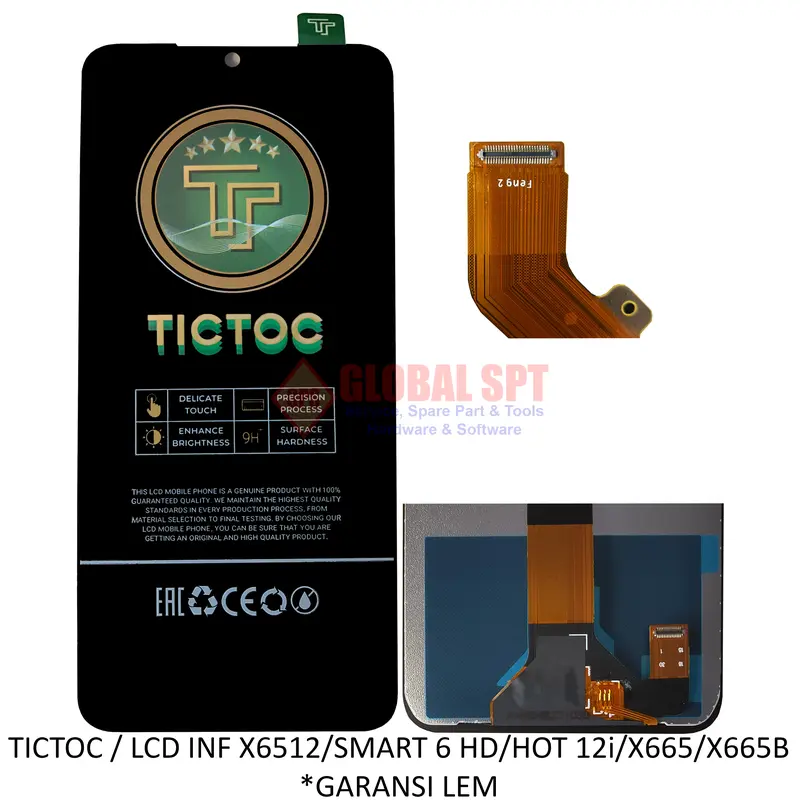 LCD TOUCHSCREEN KOMPATIBEL UNTUK INFINIX X6512 / SMART 6 HD / HOT 12I / X665 / X665B 1