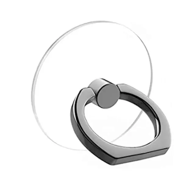 Giá Chân Đế Nhẫn Điện Thoại Di Động Trong Suốt, Xoay 360 ° Độ, Tay Cầm Ngón Tay Trong Suốt, Chân Đế, Tương Thích Với iPhone Hoặc Ốp Điện Thoại, [Thanh Toán Khi Nhận Hàng] Kem Phụ Kiện 7
