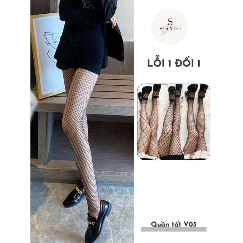 Quần tất lưới che khuyết điểm thon gọn chân hàng Quảng Châu cao cấp SIANDO V03 2