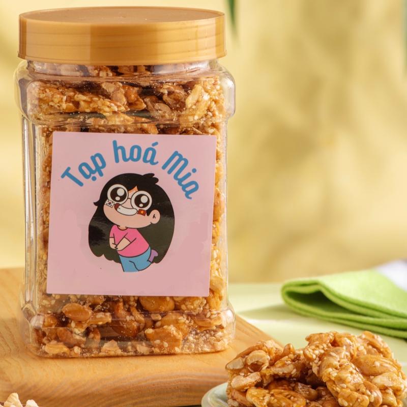  Kẹo hạt điều mè ít ngọt 500g ngọt bùi thơm béo 