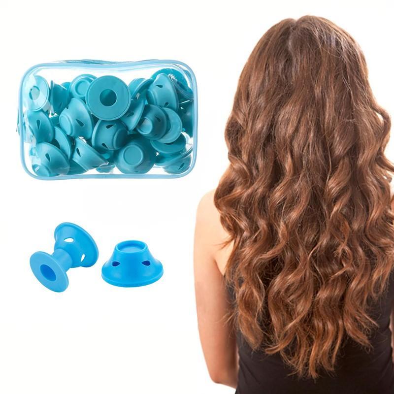 Foldable Hair Curler Set, 40pcs/box Hair Curling Tube, Heatless Hair Styling Tool, Professional Hair Styling Tools for Women & Girls 0