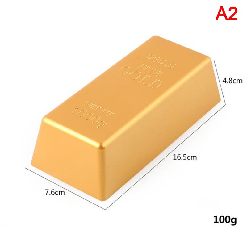 Product Introduction of Fake Gold Bar Plastic Golden Paperweight Home Decor Bullion Bar Simulation 23