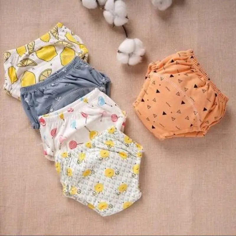 COMBO 5 QUẦN BỎ BỈM TÃ VẢI COTTON bim chobe giặt được 1