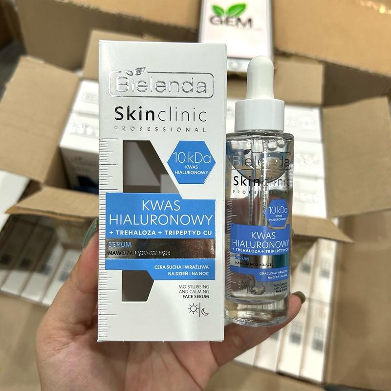  Serum Bielenda Skin Clinic Professional Hyaluronic Acid 30ml cấp ẩm phục hồi căng bóng da  Skincare Làm Đẹp Da Chăm Sóc Da Dưỡng Ẩm Da date 2026 