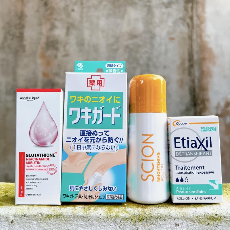 Lăn nách Etiaxil, Gel nách Nhật Kobayashi, Lăn Scion, Lăn Glutathione JM