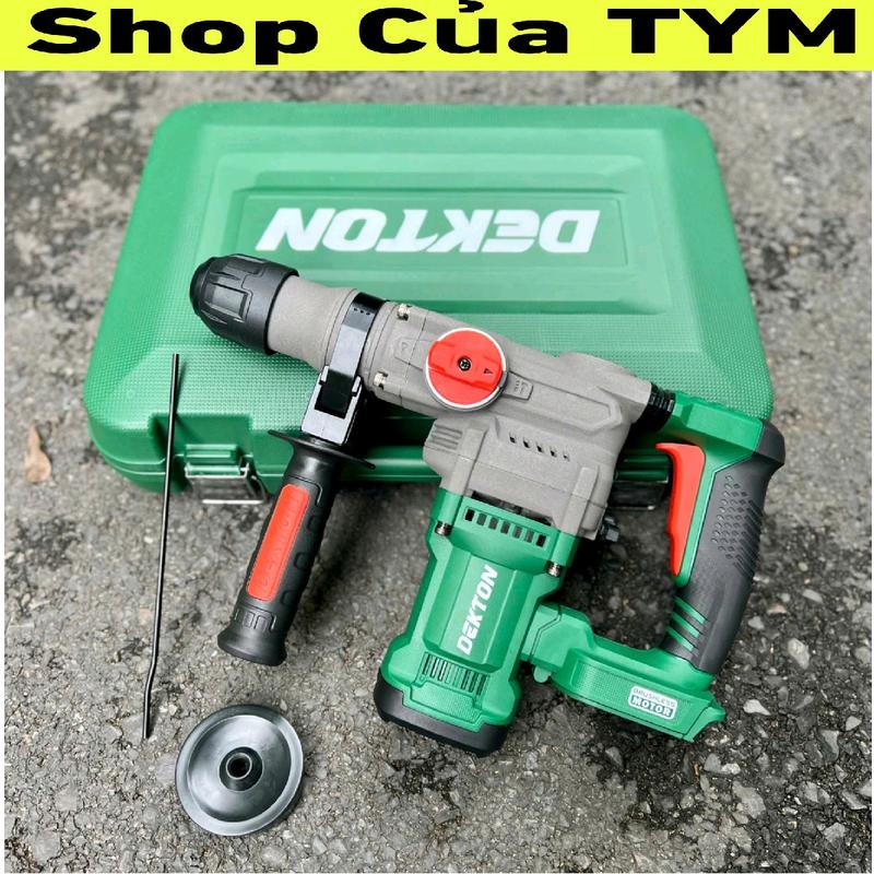 Máy khoan đục pin / 4.5J  / DEKTON M21-RH2603AVT (XANH) / motor brushless / chính hãng / CHƯA KÈM PIN SẠC