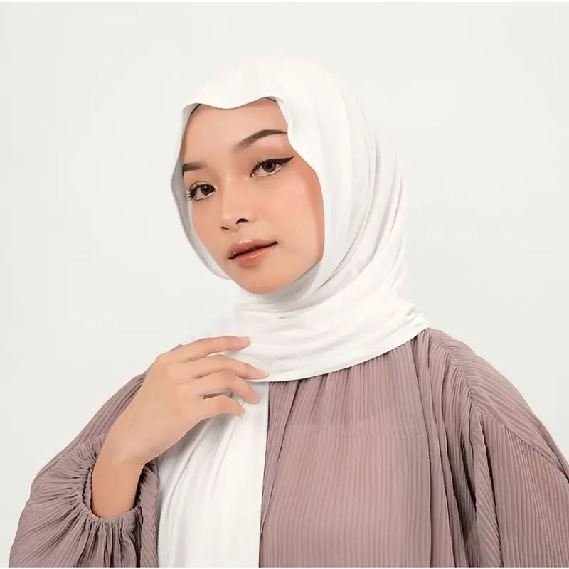 PASHMINA KAOS RAYON PREMIUM SIZE 180X75 STYLE KOREA HIJAB KEKINIAN 8