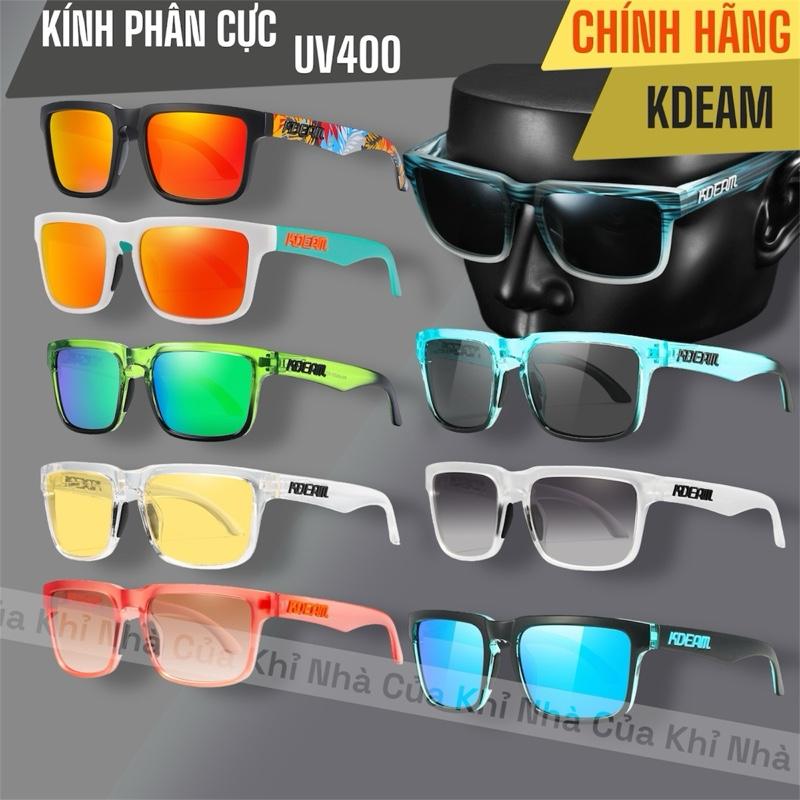  Kính Mát Phân Cực chống tia uv400 KDEAM Siêu Nhẹ  Phong Cách Cổ Điển Thời Trang Cho Nam Và Nữ Mắt Kính 