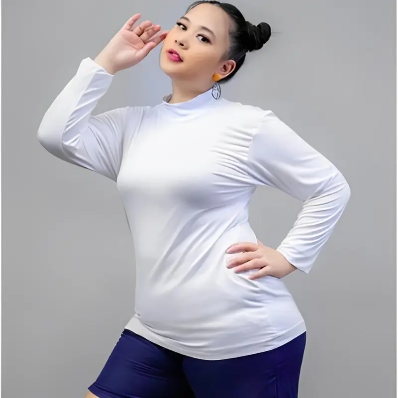 Manset Lengan Panjang Wanita Jumbo Inner XXL to XXXL Kaos dan Baju 4