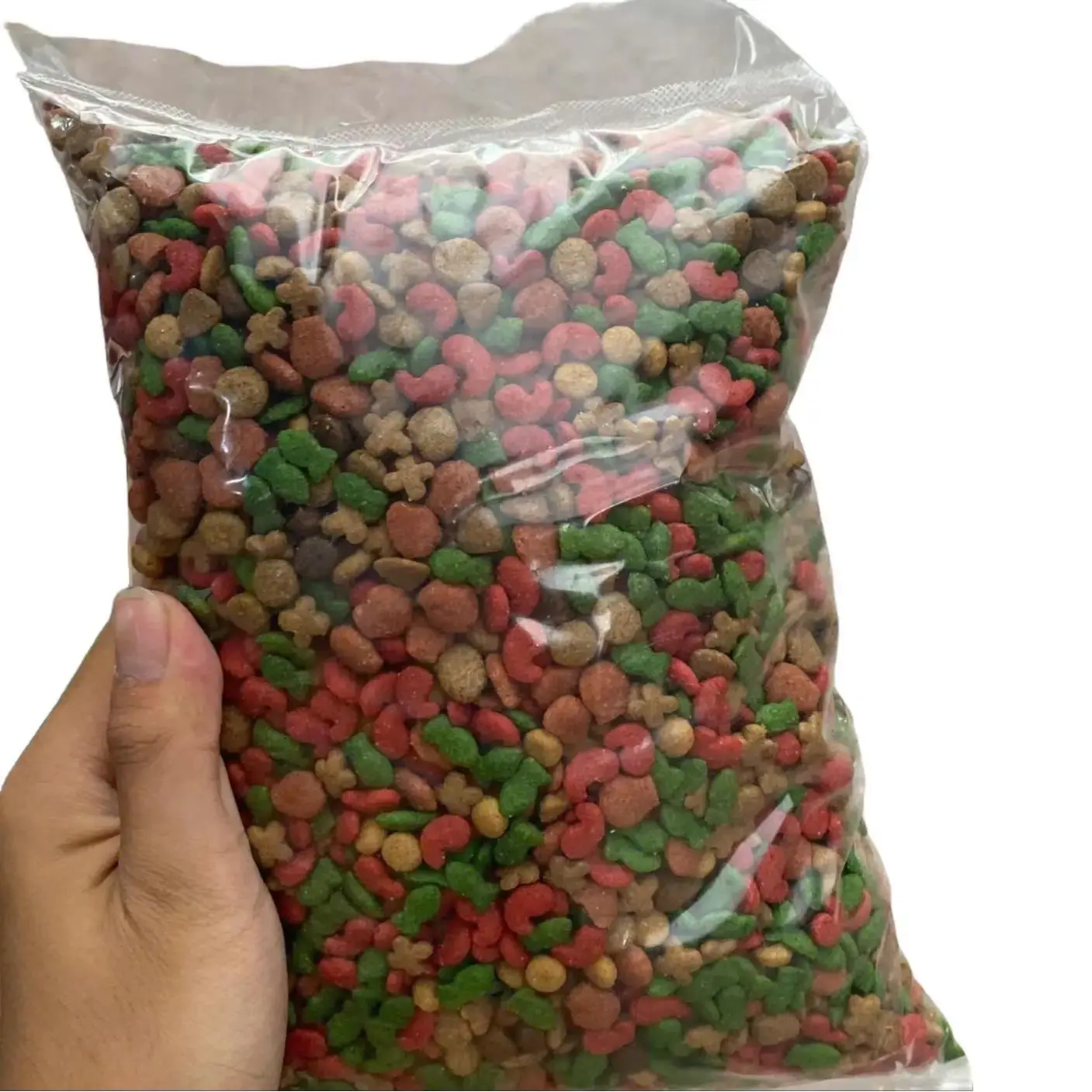 Thức ăn cho mèo và chó  ( lớn) hạt mix dính dưỡng túi 1kg - 100% chất lượng cao