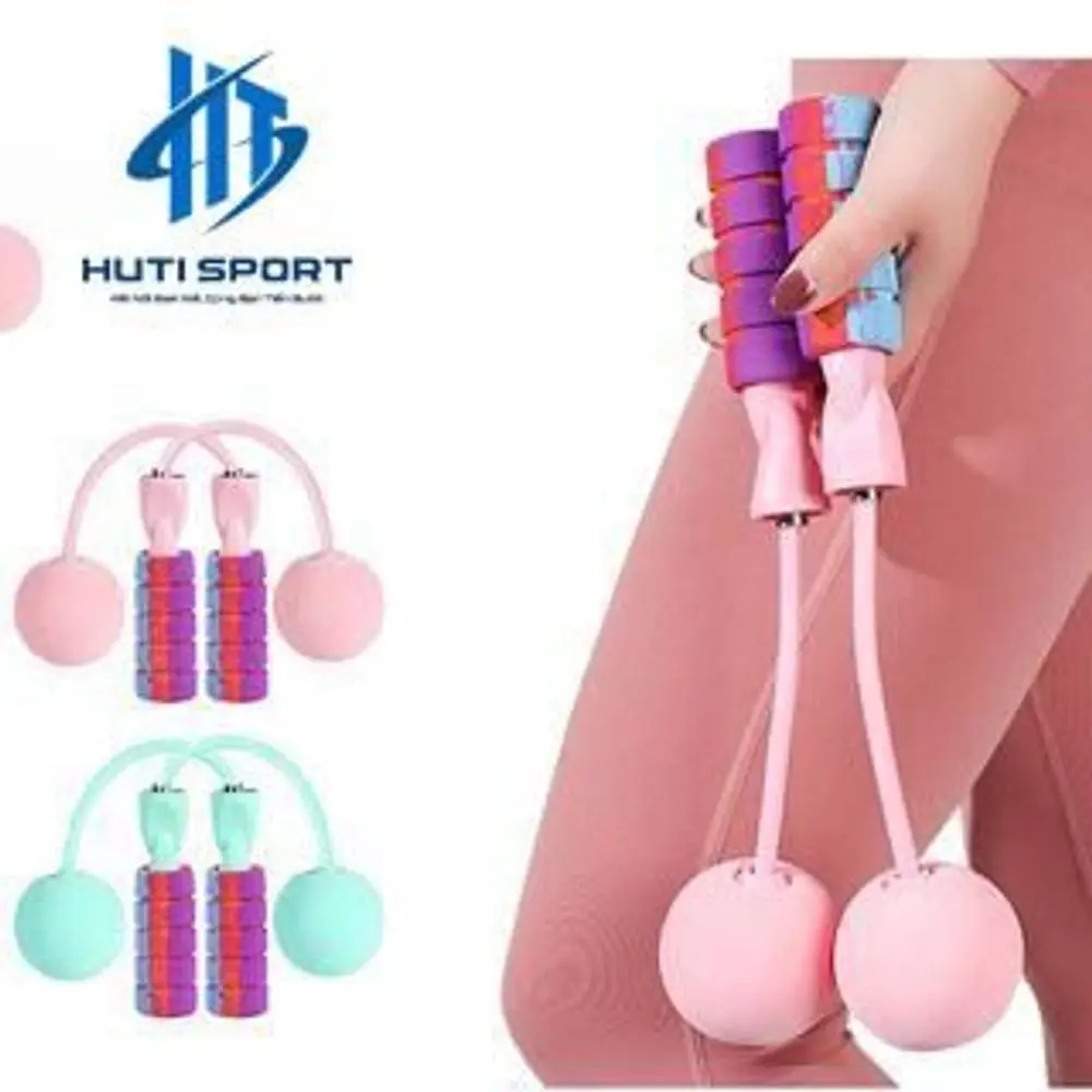 Dây Nhảy Đàn Hồi Không Dây Có Bóng, Dây Nhảy Không Tiếng Ồn, Luyện Thể Lực Tập Gym