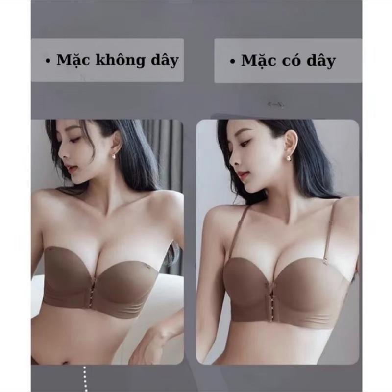 946_Áo lót, áo ngực Nữ  chống tụt Cài Trước, siêu nâng, tạo khe,không viền, đệm 5cm_946 Bra Women