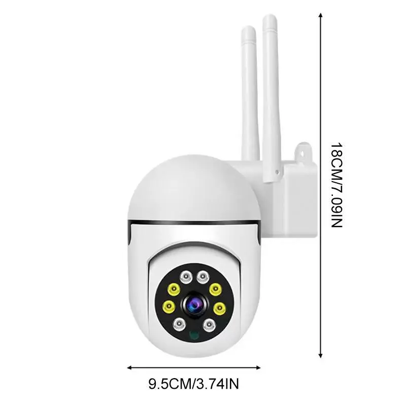 1080P Full HD WiFi IP Camera, Night Vision Camera with 8GB Memory Card, Motion-Detection Remote Monitoring Camera, Home Security Camera 1