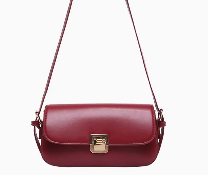 BI BAG [Túi xách Hàng Mới Xuân 2025 ] TX123 Túi xách thời trang đeo vai và kẹp nách cho NMới Đơn Giản Nước Ngoài Phong Cách Túi Đeo Vai Retro Nữ Nhỏ Túi Vuông