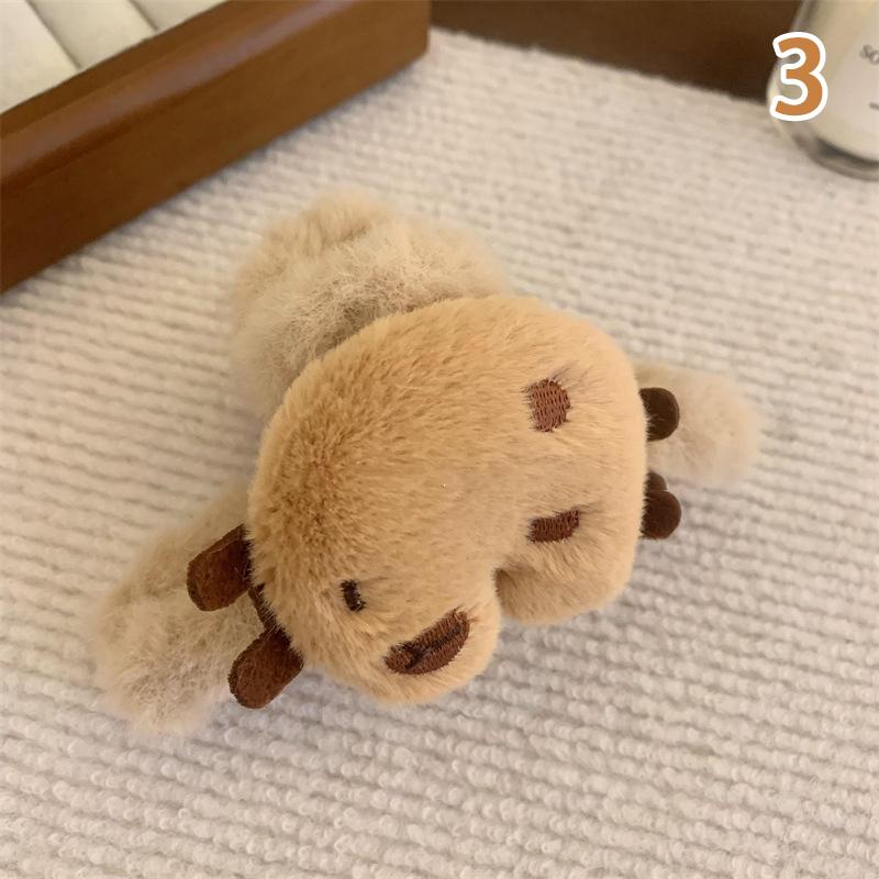 Product Introduction of Exquisite Cute Cartoon Plush Grab Clip Female Back Of The Head Ponytail Claw Hair Tools Female Girls Shark Clip Hair Accessories 27