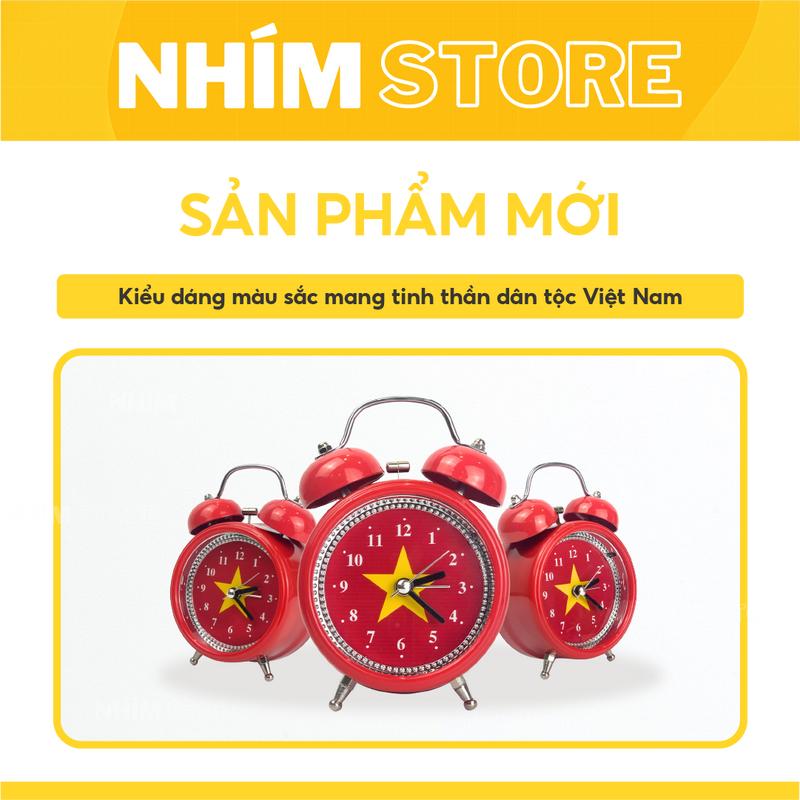 Product Introduction of Đồng Hồ Báo Thức Chuông To, Đồng Hồ Báo Thức Cờ Việt Nam Hai Quả Chuông Cổ Điển Bằng Sắt Nhím Store Chuông Kêu To Giá Rẻ 20