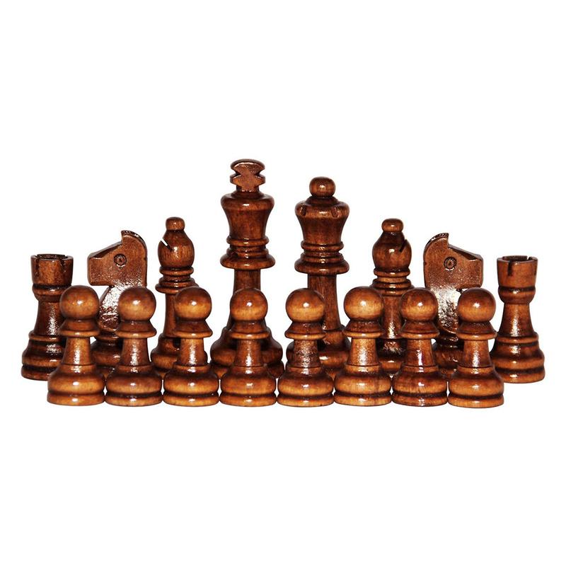 Product Introduction of 32pcs Only Wooden Chess Pieces Complete Chessmen International Word Chess Set Chess Piece Entertainment Accessories 19