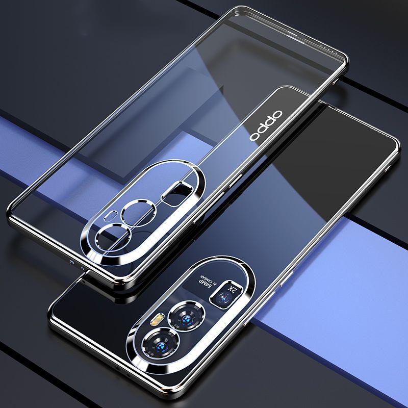 Product Introduction of Luxury Electroplating Transparent Phone Casing For OPPO Reno10 Pro Plus 10Pro 10 5G Reno 10Pro+ 10 10 Pro 2023  Lens All-inclusive Shockproof Hard Phone Case Protective Back Cover 29