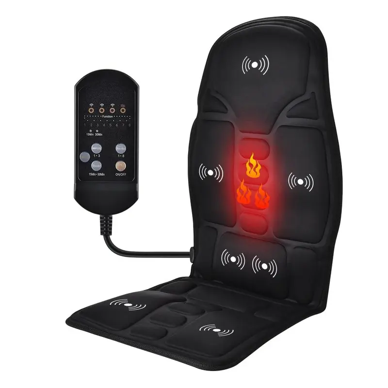 Đệm Ghế Massage, Điện, Làm Nóng, Rung, Cho Cổ Và Lưng Cổ Tử Cung, Đệm Cơ Thể, Thích Hợp Cho Ô Tô Và Gia Đình, Nệm Thắt Lưng 7