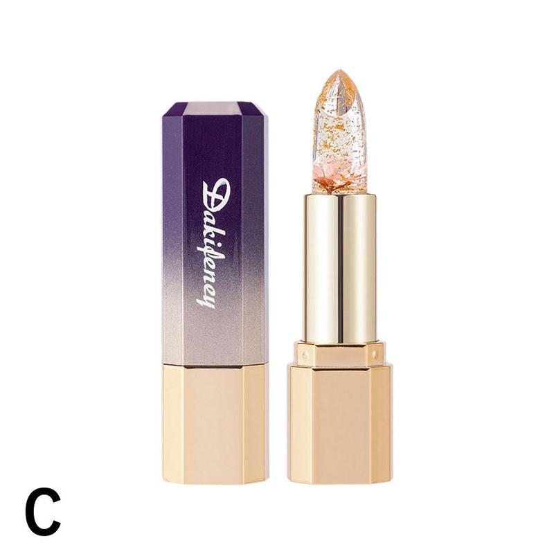 Product Introduction of New Temperature Change Moisturizing Lipstick 1pcs Lipstick Flower Jelly Color Changing Lipstick W4Y1 45