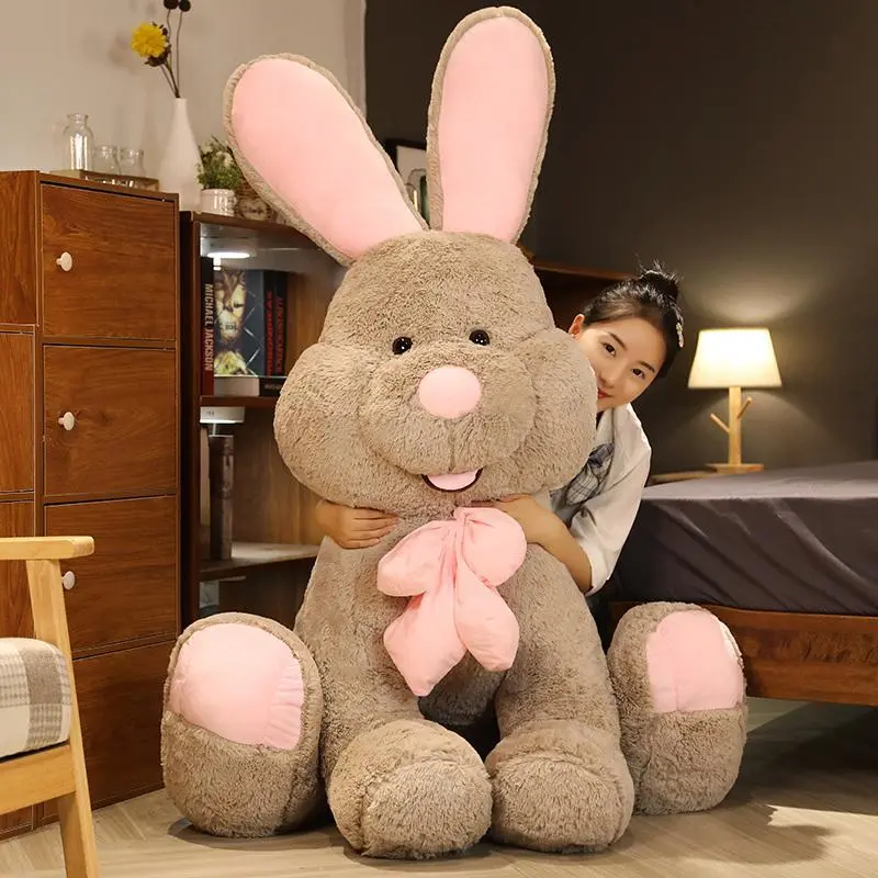 American Rabbit plush doll large plush doll bed pillow girl gift