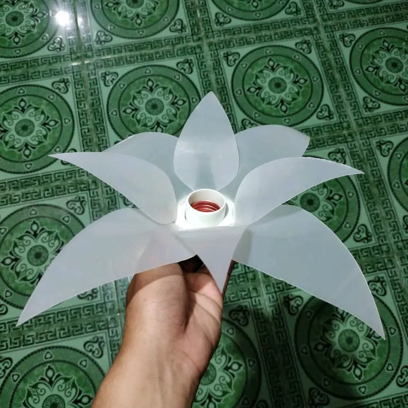 kelopak lampu bunga bahan mika kuat awet dekorasi/ruangan murah cantik dan 3