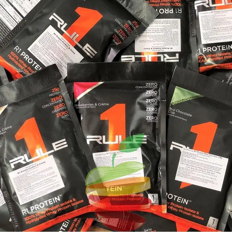 Gói Sample Dùng Thử Cung Cấp Protein Whey Rule 1 0