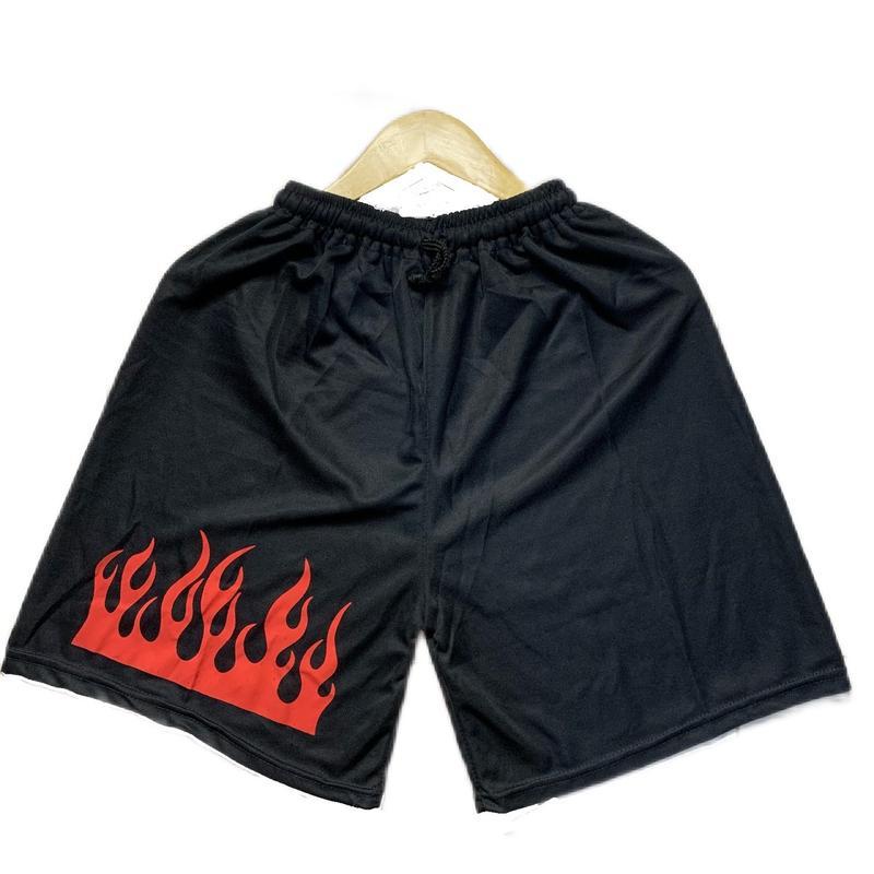 Celana Pendek Motif Api Dewasa dan Anak | Celana Pendek Viral Shorts Surfing Pria Katun Distro Santai Wanita Boxer 3