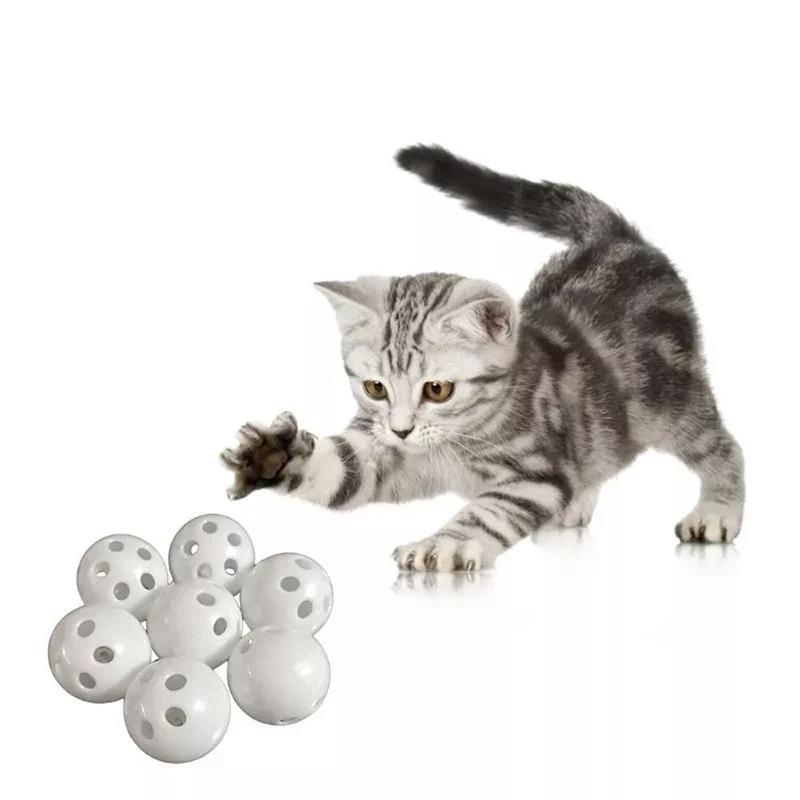 Product Introduction of Dog Cat Toy Plush Toy Accessories Non-Toxic 24mm Plastic Music Toys Squeaker Rattle Insert Replace Noise Maker Rattle Bell Balls 8