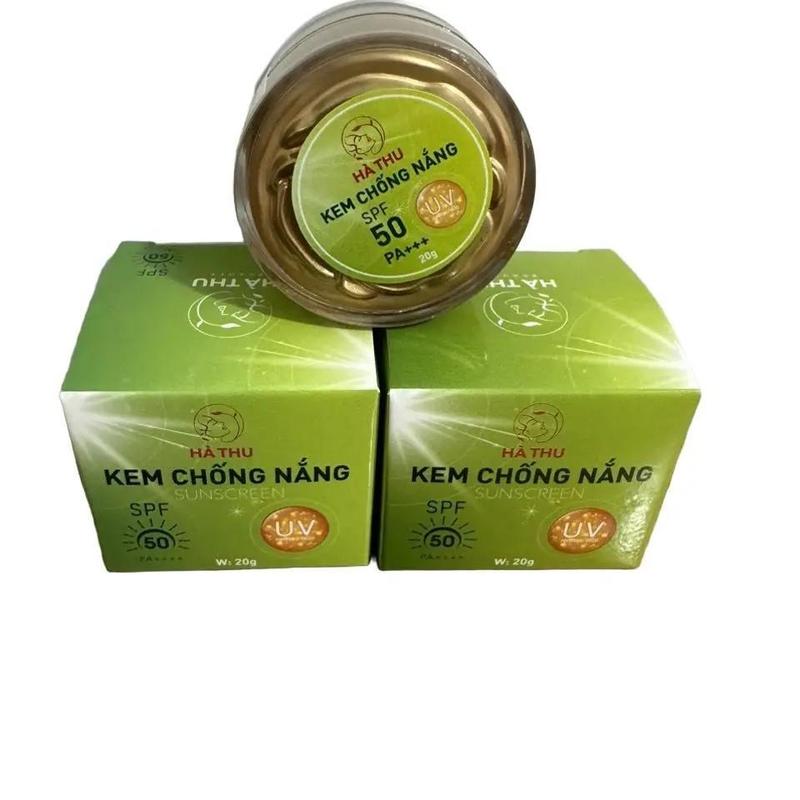 Kem Chống Nắng Hà Thu hủ 20gram Skincare Làm Đẹp Da