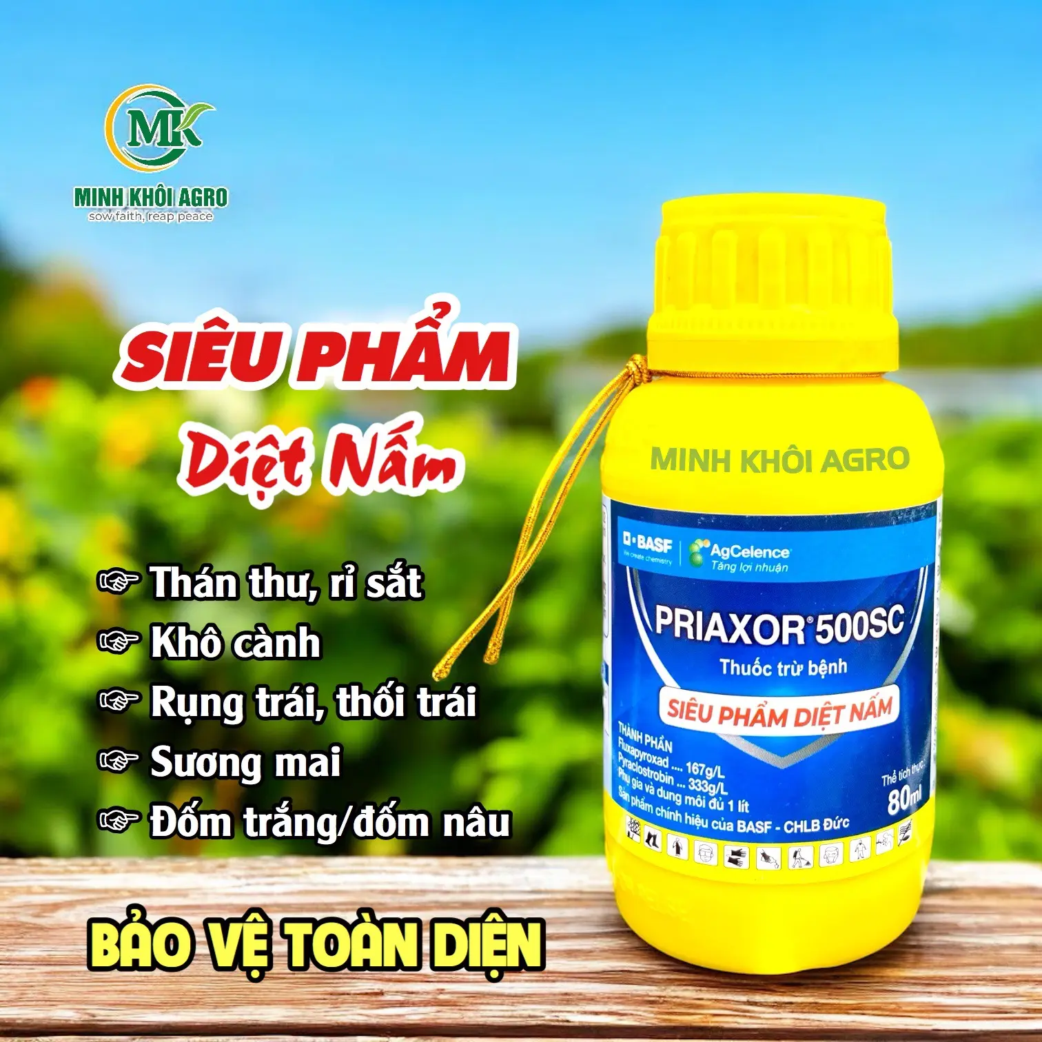 Phân bón Priaxor - Cây xanh, trái sạch