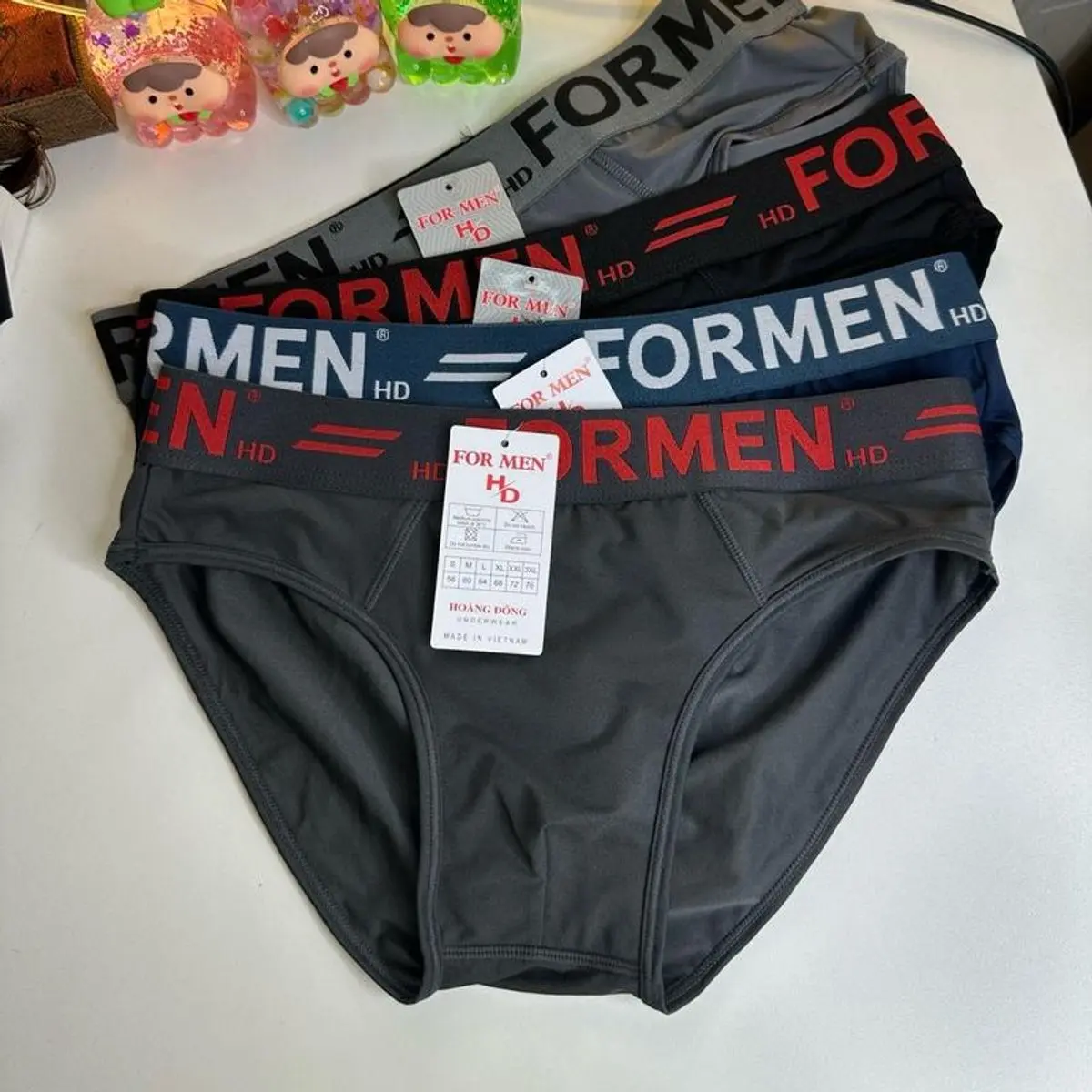 001 - Combo 5 quan Quần lót nam formen mã 001(quần sịp nam, quần ẋì nam) [Ảnh thật] [chính hãnġ] Menswear Thun Quần Boxer Boxer