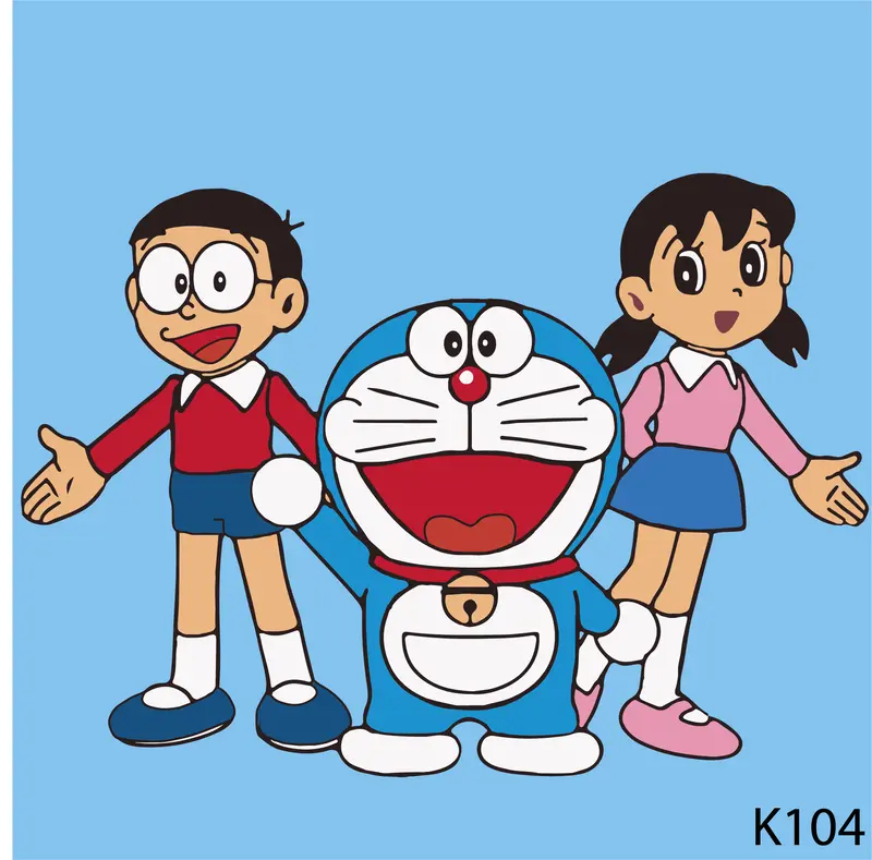 Tranh Số Hóa DORAEMON  [20x20, căng sẵn khung, cọ, màu, 11 món ...] Diy Vẽ Tranh Tô Màu Làm Đồ Handmade Handmade Diy Vẽ Tranh 2