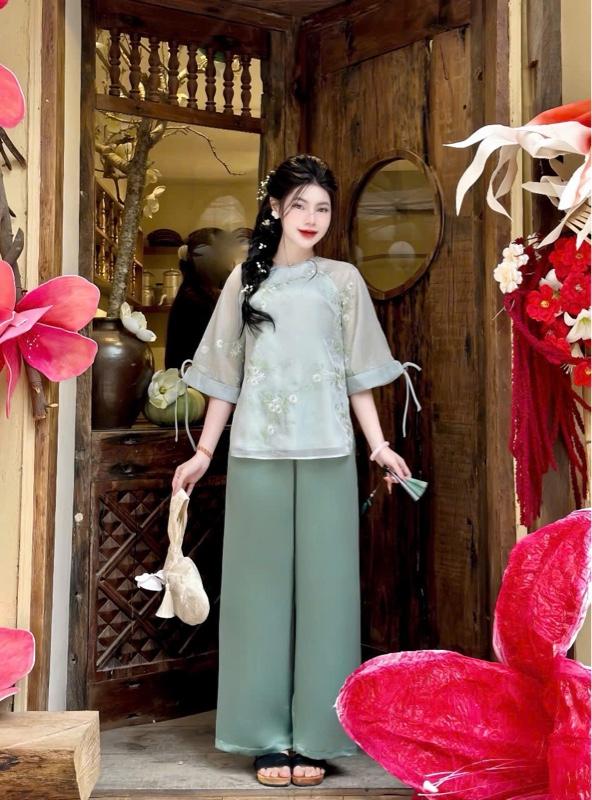 Product Introduction of Set tơ cát tường xinh cho nàng lễ chùa 8