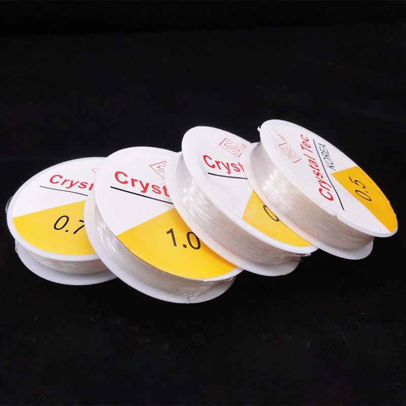 Product Introduction of Dây Đuôi Nối Hạt, Co Giãn Đàn Hồi, Chỉ Dây 0.5-1.0MM, Dây Đính Cườm Tự Làm, Dây Trong Suốt, Để Làm Trang Sức 10