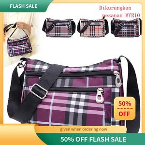 Beg Silang Badan, Bahan Kanvas, Kapasiti Besar, Beg Tangan Kasual, Penutupan Zip, Sesuai untuk Wanita dan Lelaki, Beg Serbaguna, Beg Berbilang Guna, Beg Zip Korean Fashion Sling Bag Mini Pouch Shoulder Bag Beg Tangan Wanita Wo Crossbody Selempang