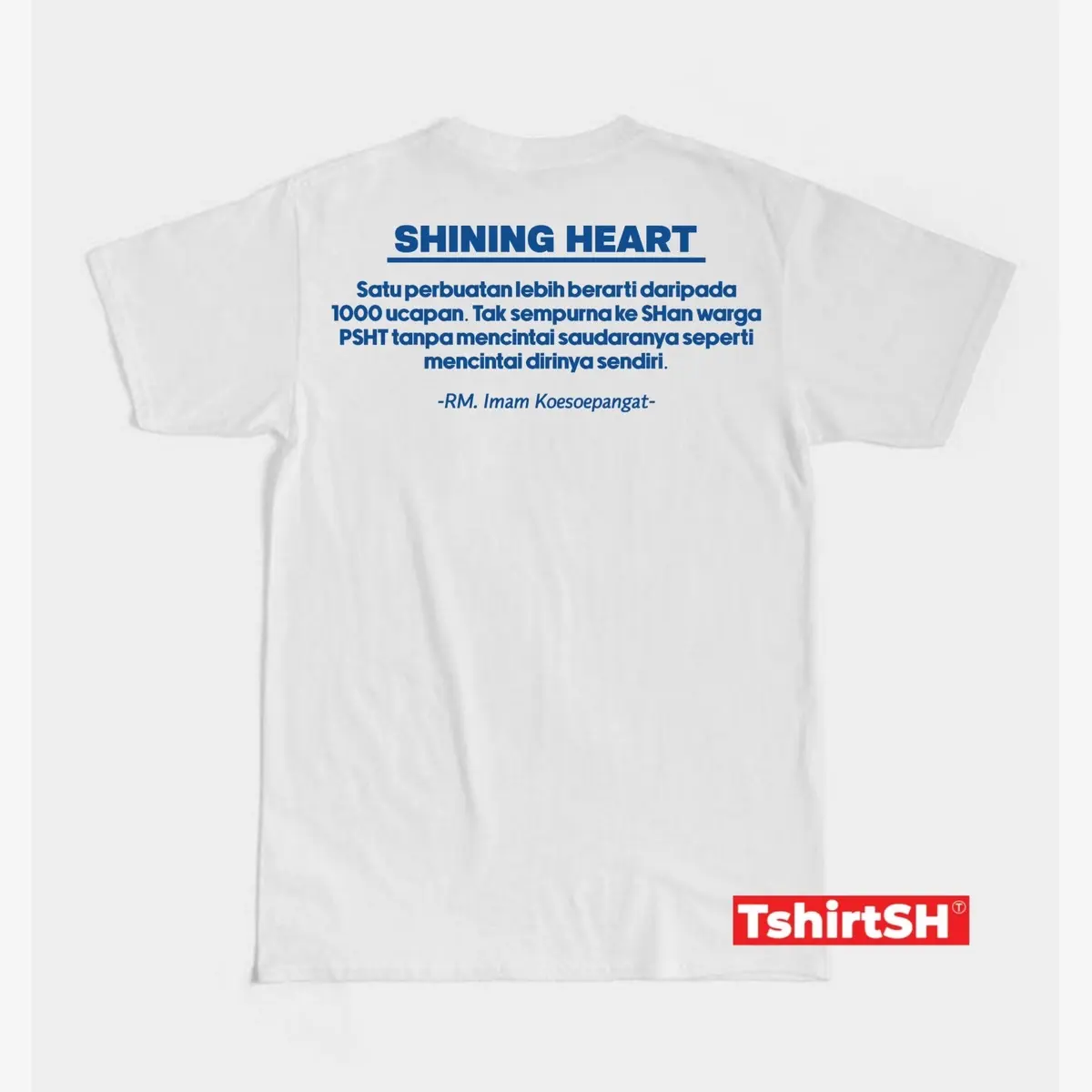 Tshirt SH - SHINING HEART 1922 Kaos Psht Simpel Distro Keren Terbaru | Kaos Terate Desain Distro Simpel