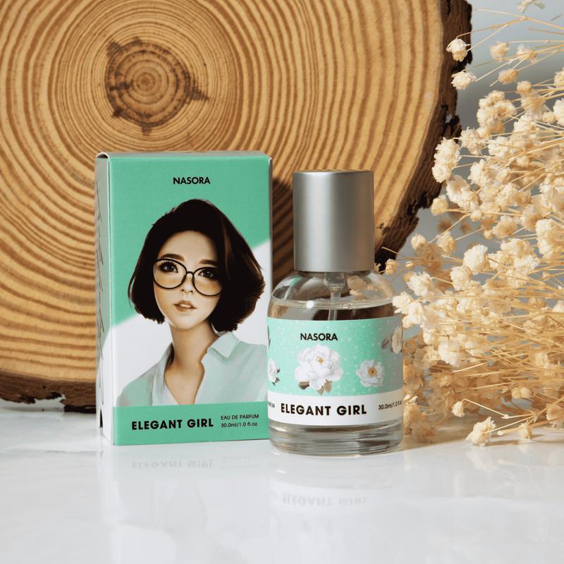   NASORA  Nước hoa ELEGANT GIRL Hương Thơm Thanh Nhã Tinh Tế Nguyên Liệu Từ Pháp Dạng Xịt 30ML Cosmetic Perfume 