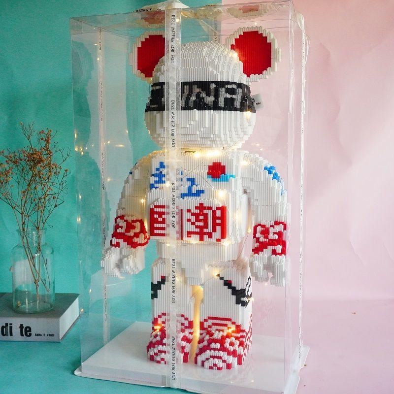 Product Introduction of Khối Xây Dựng, Tương Thích Với Lego, Dòng Ngoại cỡ 55, Gấu Bạo Lực Đồ Trang Trí, Đồ Chơi Lắp Ráp Ba Chiều Thích Hợp Cho Bé Trai Và Bé Gái, Quà Tặng Trẻ Em, Giảm Giá 12
