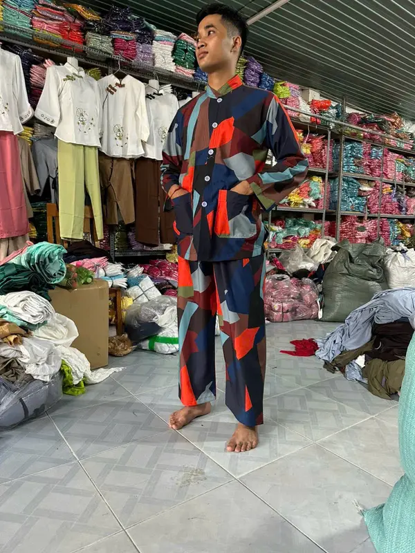 Bộ bà ba hot trend thầy sư thích minh tuệ cho Gia đình, Bộ quần áo cho bé, Bộ quần áo cho Nam và Nữ 1