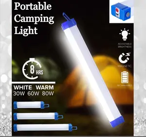 Lampu LED Neon Panjang T5 Cas Usb / Lampu Emergency Camping Portabel Luar Ruangan