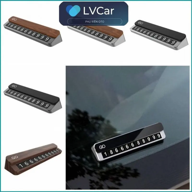 Bảng số GO cao cấp chất liệu kim loại nguyên khối, bảng số đỗ xe có nắp trượt nam châm (HÀNG CÓ SẴN) 0