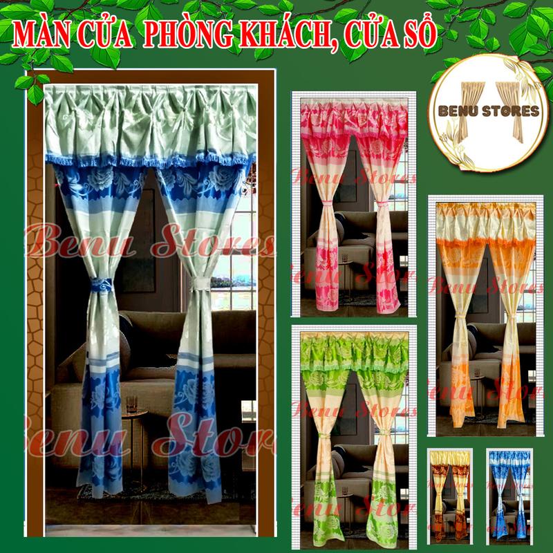 màn gấm treo cửa, rèm cửa giá rẻ, cửa buồng nhiều kích thước bèn đẹp, sang trọng dệt phẳng vải