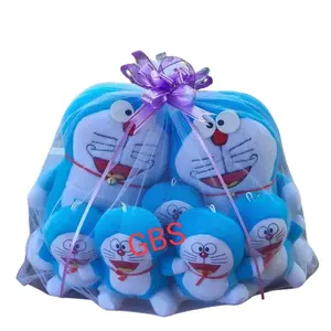 Toys Anak Boneka Doraemon Jaring Murah Induk 2 Anak 5 Set Hadiah Kado Dolls Set Hadiah Bahan Velboa Berkualitas