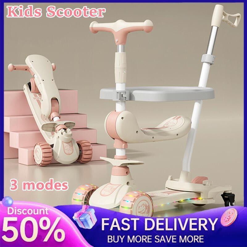 [SG local stock]6-in-1 Adjustable Folding Kick Scooter for Kids ...